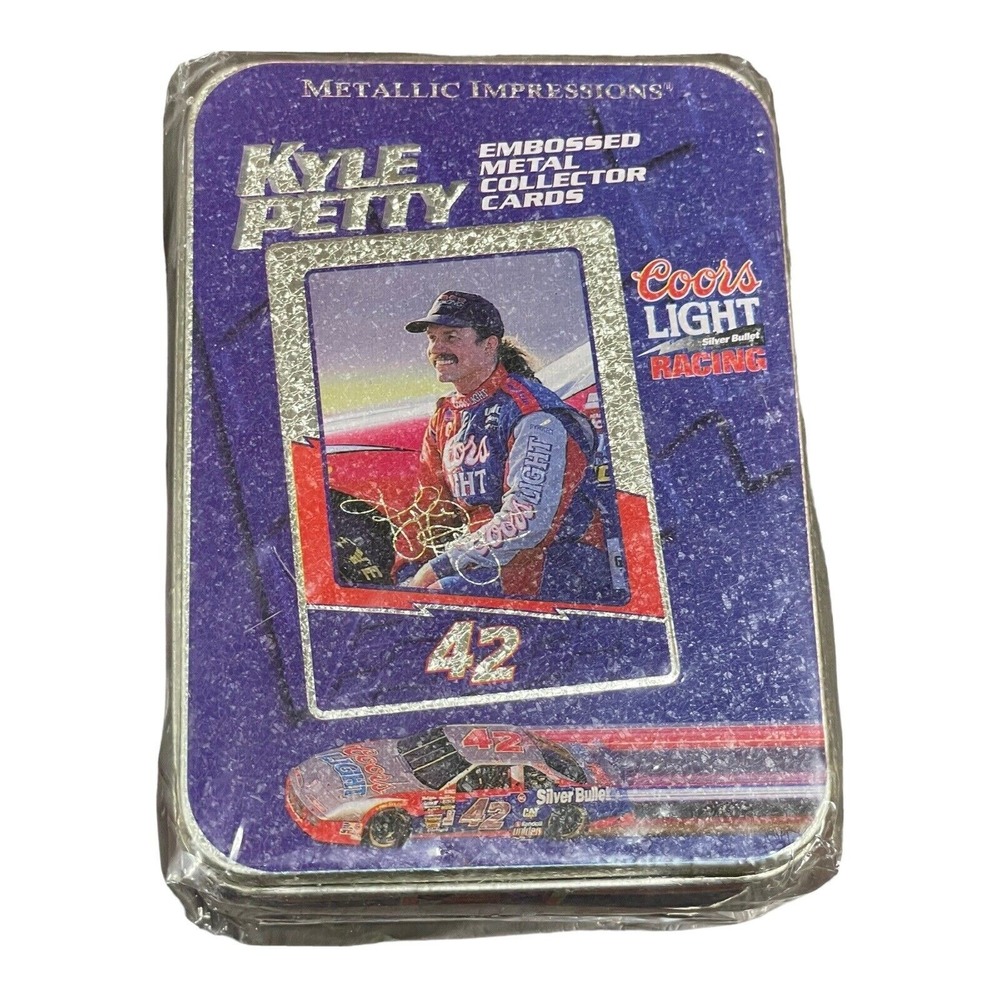 Kyle Petty Metallic Impressions Coors Light Racing Metal‎ Card Set